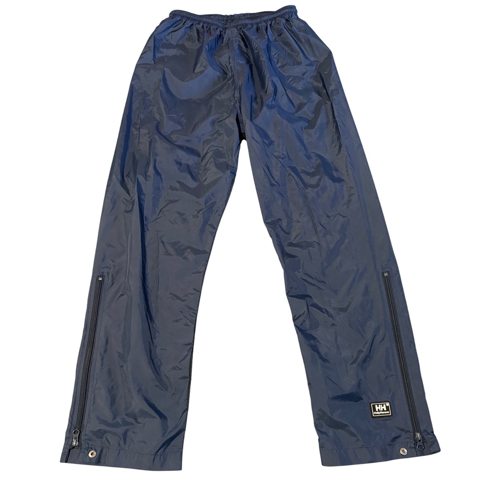 Helly Hansen Rain Pants Womens Small Navy Blue Packable Outdoor Gear Hiking